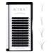 Volume Eyelashes Extension D Curl 0.07mm 13mm Easy Fan Lashes Extension Self Fanning Eyelashes Extension volume Lashes Bloom in One Second Easy Fan Eyelashes Extension(D-0.07mm 13mm)