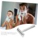 Didiseaon Long Handled Safety Razor - Old Fashioned Stainless Steel Beard Shaving Tool for Smooth Manual Hair Removal - Buy Online on SooperMarket.com