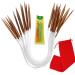 KnitPal 12-inch (30cm) Short Circular Knitting Needles Set with 11 Sizes Knitting for Babies Sleeves Socks and Small in The Round (Free Patterns) Beginners Ebook 11 Sizes US 0-10 (2-6mm) US 0-10 12 Inches