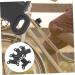 BESPORTBLE 2 Sets Mini Clip Bike Inflator Holder - Black Plastic (8x6cm) - Pack of 5 - Buy Online on SooperMarket.com