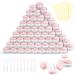 100 pieces of jaws 5ml empty can mini clear cremal trial transparent cremeglas cosmetic bottle container with screw cap rice set used for lip balm lotion pink-C 100 pieces