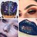 VERONNI Glitter Eyeshadow Palette - 15 Colors Matte Shimmer Glitter | High Pigment Eye Shadow Palette for Stage & Halloween Makeup - Buy Online on SooperMarket.com