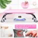 Microfiber Leather Nail Arm Rest Cushion - Hand Rest for Acrylic Nails and Toenails - Manicure Stand Pillow for Nail Art - Pink - Buy Online on SooperMarket.com