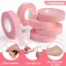 Vaktop Lash Tape Set - 6 Rolls with Tweezers & Scissors for Eyelash Extensions | Breathable & Stylish Pink Lash Tape (0.5 inch x 10 Yards) - Buy Online on SooperMarket.com