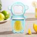 Abbto Fruit Bite Rings - Food Grade Silicone Baby Mesh Feeder for Infants & Toddlers | Durable & Safe Fruit Bite Rings for Children - Buy Online on SooperMarket.com
