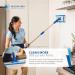 Professional Microfiber Mop for Hardwood, Laminate, Tile, Vinyl Floors | Washable Pads | Adjustable Handle + 1 Microfiber Cloth - Buy Online on SooperMarket.com
