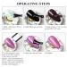 MEET ACROSS 9D Cat Eye Gel Nail Polish Set - 6 Colors Magnetic Starry Sky Effect Kit with Free Magnet Stick - Buy Online on SooperMarket.com
