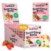 Foodlose Cool Kids Bio-Frucht cream bar apple strawberry (10 x 3 bars) |Delicious fruit bars made of dates with a fruity apple-earthberry filling |Vegan gluten-free & without sophisticated sugar apple-earth berry benefit pack