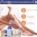 Roll on Waxing Kit for Women - Warmer & Roller for Hair Removal on Larger Body Areas | Includes 2 Wax, 100 Strips & Blue Roll - Buy Online on SooperMarket.com