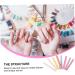 FRCOLOR 100 Pcs Christmas Nail Art Nail Art Supplies Heart Ornament Christmas Stickers Nail Patch Sugar Sprinkles Xmas Nail Slices Resin Nail Art Women Nail Stickers Decor 3d Piece Candy - Buy Online on SooperMarket.com