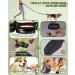 Jogging Lines for Dogs | Healay Belt Bag for Running Hiking & Leash | Reflective Double Handle for Large Medium Small Breeds - Green - Buy Online on SooperMarket.com