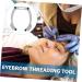 Beavorty 3pcs white outfit eye brow shaping kit eyebrow ruler mapping eyebrow line aluminum alloy - Buy Online on SooperMarket.com
