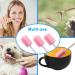 100 Pcs Disposable Mouth Swabs Sponge - Unflavored & Sterile Oral Care Swabs - Pink Tooth Shape - Buy Online on SooperMarket.com