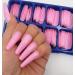400pc Colored Long Coffin Press on Nails - Glossy Ballerina False Nails for Manicure - Acrylic Nail Design Salon Quality - DIY Nail Art Decor for Women and Girls - Buy Online on SooperMarket.com
