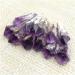 3pcs Natural Rough raw Gemstone Purple Amethyst Cluster Minerals for Teaching Crafts HOMEZHOU - Buy Online on SooperMarket.com