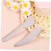 2-Piece Stainless Steel Spatula Set for Cosmetics - Ideal for Eye Cream Face Masks & Lotions - Buy Online on SooperMarket.com