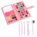 Kioiner 33 Colors Makeup Palette Set for Kids All in One Makeup Kit with 5 pcs Makeup Brushes for Girls with Eyeshadows Lipstick Blush Eyebrow Powder Shading Powder Small Makeup Brushes Mirror