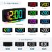 Ankilo Digital Alarm Clock for Deep Sleepers | RGB Color Changing Night Light & Charging Station | Bright LED Bedside Clock for Kids & Adults - Buy Online on SooperMarket.com
