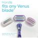 Venus Deluxe Smooth Swirl Women's Razor Blade Refills 8 Count 8 Count (Pack of 1) - Buy Online on SooperMarket.com
