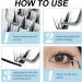 Mix Length Cluster Lashes 0.07mm D Curl | Soft & Wispy DIY Lash Extensions | HuXi Lashes-ZW28C - Buy Online on SooperMarket.com