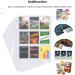 POKONBOY 288 Pockets Trading Card Sleeves - 9-Pocket Binder Sheets for Standard Size Cards - Sport, Game, Business Card Storage - Buy Online on SooperMarket.com