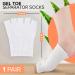 Women's Gel Toe Separator Socks - 1 Pair Large Gel Toe Separators for Pedicure - Compression Socks with Gel for Toe Care - Open Toe Half Socks for Joyful Feet - Buy Online on SooperMarket.com