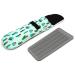 Heat Resistant Travel Hair Curler Flat Iron Pouch and Silicone Mat Set (Catcus)
