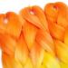 Tess Braids Extensions - Blue Jumbo Braids 60cm | KanCalon Kunsthaar for Box Braids | Ombre Hair Braid 100g (Orange/Blue/Red) - Buy Online on SooperMarket.com