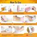 Roll On Wax Roller Kit for Hair Removal - Portable Waxing Kit with 2 Honey Roller Wax Cartridges & 100 Wax Strips - Large Area Hair Removal at Home - Buy Online on SooperMarket.com