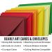 Bearly Art Colorful Collection Blank Cards with Envelopes | A6 Size for Cricut Joy | 92 lb Premium Cardstock | Handmade Greeting Cards | 12 Sealing Stickers - Buy Online on SooperMarket.com