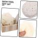 Buy 1 Set Bath Shower Loofah Pouf for Kids - Exfoliating Cleaning Gloves & Sponge Kits - Perfect Foot Care & Skincare Products - Buy Online on SooperMarket.com