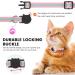 Reflective AirTag Cat Collar with Bell | Waterproof & Breakaway Safety Buckle | Pink - Buy Online on SooperMarket.com