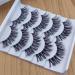 Bluelans 5 Pairs Long Cross False Eyelashes - Natural Thick Black Fake Eyelash Extensions for Stunning Makeup - Buy Online on SooperMarket.com