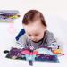 SOSPIRO Baby Cloth Book - Soft & Safe 3D Animal Tails Quiet Book for Toddlers | Early Learning Farm Theme | Ideal Gift for 0-3 Year Olds - Buy Online on SooperMarket.com