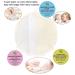 12pcs Bamboo Nursing Breast Pads w/ Laundry Bag - Contoured Leak-Proof Breastfeeding Nipple Pad for Maternity, Reusable Nipple Covers for Breastfeeding - Pastel Touch, 4.5 inch - Buy Online on SooperMarket.com