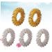Ibasenice 5-St Spiky Sensory Ring - Acupressure Finger Circulation Toy | Chinese Medicine Massage Device - Buy Online on SooperMarket.com