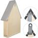 Navaris XL Wooden Insect Hotel - Natural Wood Garden Shelter for Bees, Butterflies, Ladybugs - 23 x 40 x 7 cm - Buy Online on SooperMarket.com