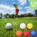 120 Pack Foam Golf Practice Balls - Realistic Feel, Limited Flight Training Balls for Indoor/Outdoor Use - Multi Colored Soft Balls for Golf Parties - Buy Online on SooperMarket.com