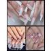 Kalolary 120pcs Clear Dual Nail System - MOOLD ACYLL Stiletto Nail Extension Tips | Nail Art & Manicure Tools in 12 Sizes with Scale Drop Shape - Buy Online on SooperMarket.com