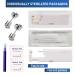 2Pcs Disposable Aseptic Ear Piercing Kit with Built-in Silver 4mm Ear Studs - Buy Online on SooperMarket.com