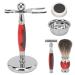 Beard Bowl Brush Set - Premium Beard Brush & Resin Stand for Men's Grooming Care - Buy Online on SooperMarket.com