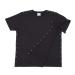 Shirt after the shoulder Men Women Unisex sizes S Black