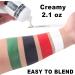 Go Ho Clown White Black Red Face Body Paint (6 oz) - Non-Toxic Water-Based Makeup for Halloween, Cosplay & Dress Up - Buy Online on SooperMarket.com