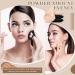 Triangle Makeup Sponge Set - 4 Pcs Cosmetics Face Powder Puff for Foundation - Soft Velvet Body Cushion Pads in Black Nude - Buy Online on SooperMarket.com