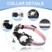 Ytanest Luminous AirTag Cat Collar | Reflective & Breakaway with Apple AirTag Holder | GPS Tracker & Safety Elastic Band | Pink XS (7-9 Inch) - Buy Online on SooperMarket.com
