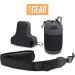 USA GEAR FlexARMOR-X Large Lens Case Pouch - Deluxe Neoprene Protection - Fits 70-300mm Lens - Carabiner Clip, Zippered Pocket - Black/Gray - Buy Online on SooperMarket.com