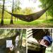 COVACURE Double Camping Hammock with Net - Lightweight & Portable for Outdoor, Hiking, Backpacking - Green - Buy Online on SooperMarket.com