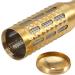 Buy Premium Moxibustion Stick - Big Brass Portable Moxa Roll with Heat Fusion Holes | Effective Acupuncture Tool - Buy Online on SooperMarket.com