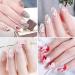 Saviland 3D Sculpture Gel Nail Art Kit - 12pcs Carving Gels for Decoration Patterns in White Pink Red Blue Black - 0.28oz - Buy Online on SooperMarket.com