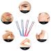 10-Piece Eyebrow Razor Set for Women - Facial Shaver & Brow Shaper Trimmer Dermaplaner Tool with Cover in Pink & Blue - Buy Online on SooperMarket.com